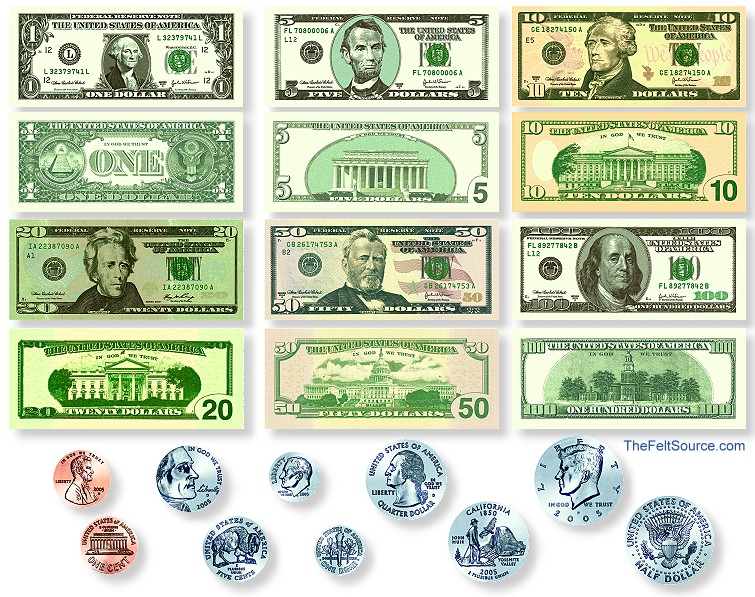 coins and currency
